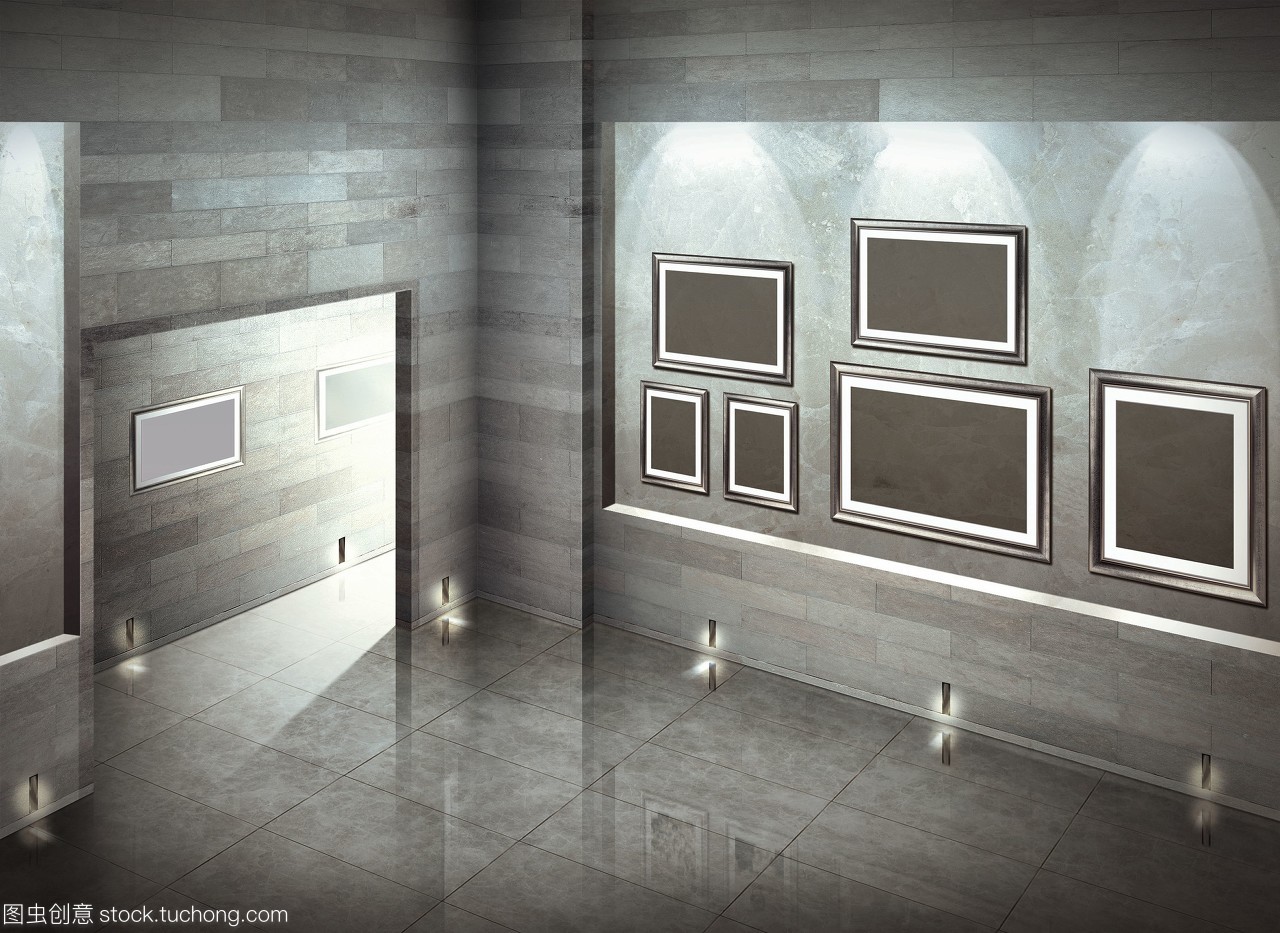 藝術畫廊的室內設計 框架與環境的完美融合